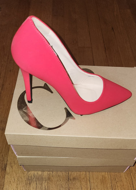 Charlotte Russe - Red Elegant Pointed Toe Pumps - Size 8