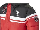Kids U.S. Polo Assn. Red Puffer Hooded Winter Coat (Size 5-6)