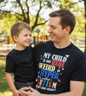 Handmade - Autism Awareness T-Shirt – “My Child is Not Rude…” Support & Advocacy Tee - Size: XL