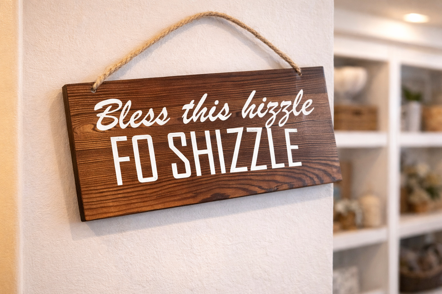 Handmade - Rustic Wooden Wall Signs Lot – Funny, Inspirational, Farmhouse Decor Bundle of 8