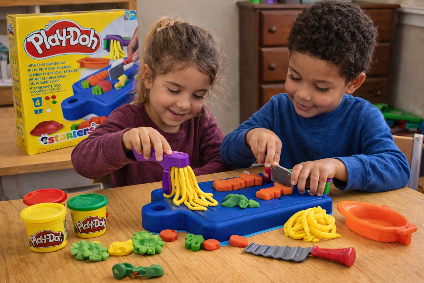 Play-Doh Little Chef Starter Set – Kids Kitchen Playset – Ages 3+