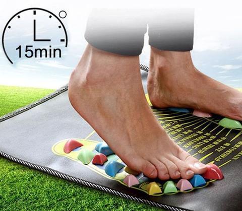 Cobblestone Reflexology Foot Massager Pain Relief Health Care Acupressure Mat