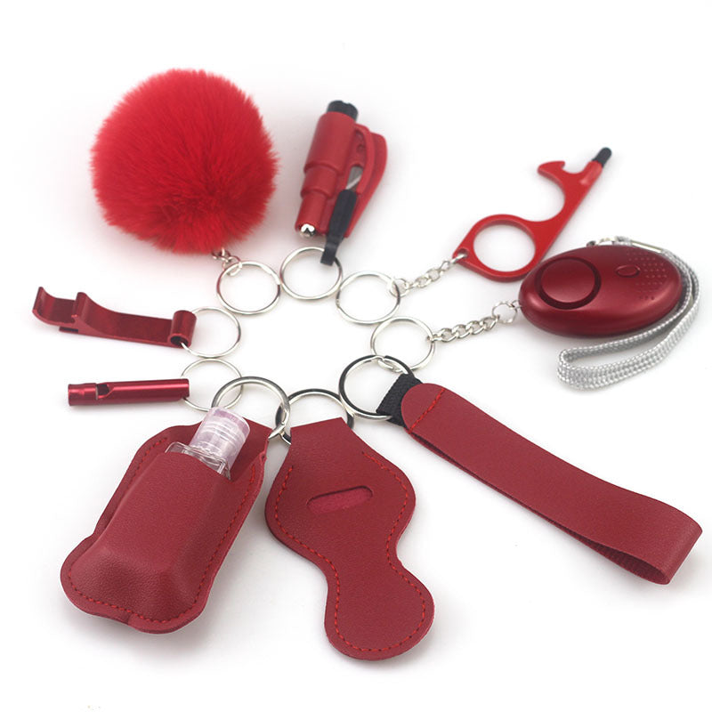 10 Piece Defensive Keychain Set