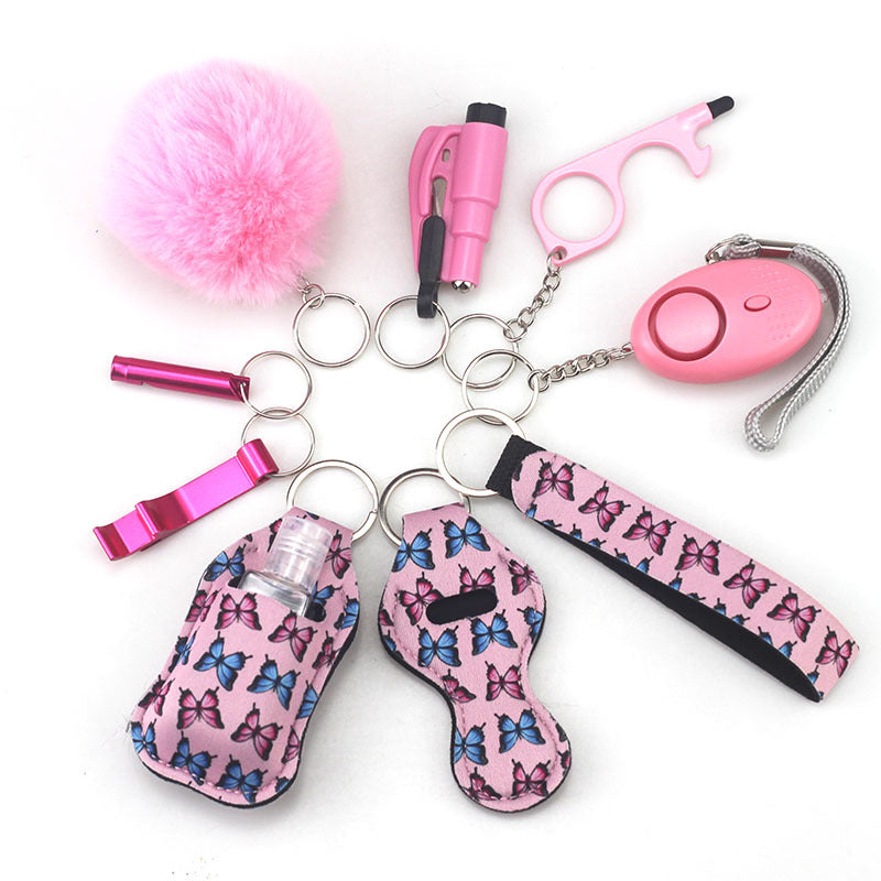 10 Piece Defensive Keychain Set