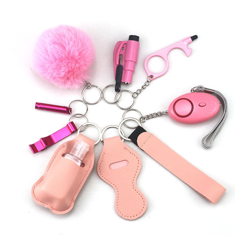 10 Piece Defensive Keychain Set