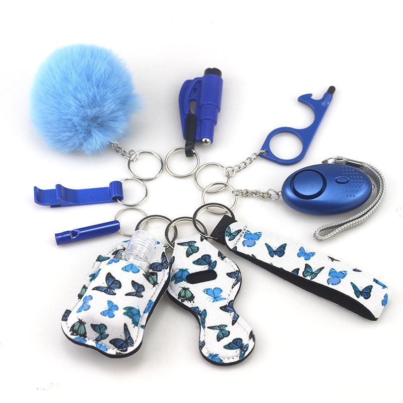 10 Piece Defensive Keychain Set