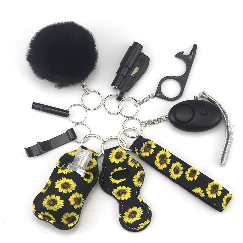 10 Piece Defensive Keychain Set