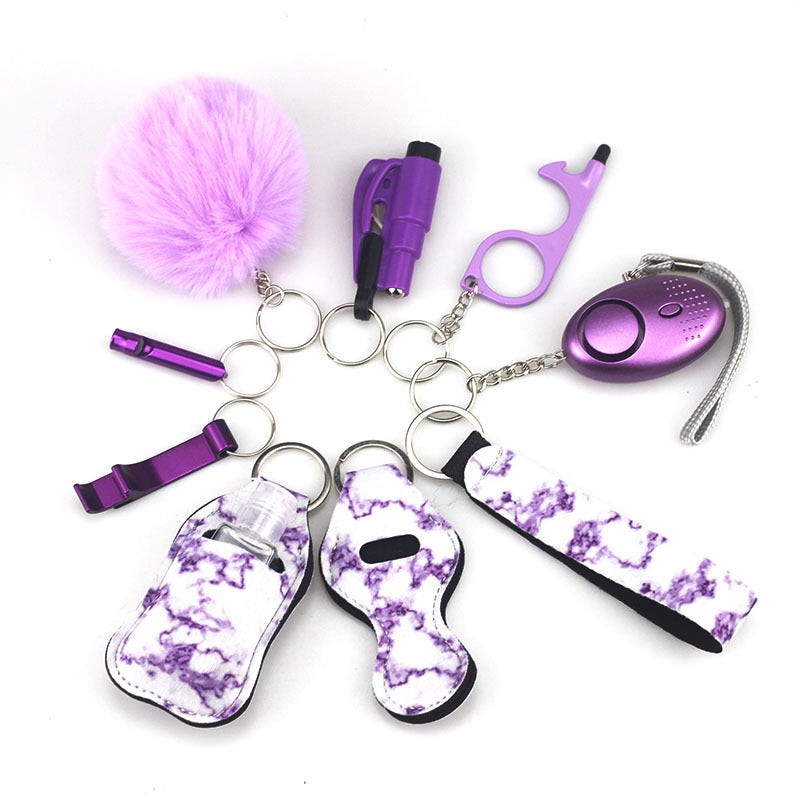 10 Piece Defensive Keychain Set