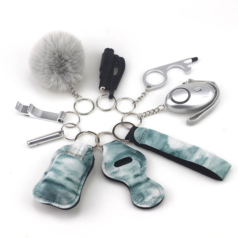 10 Piece Defensive Keychain Set