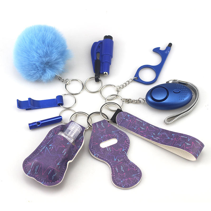 10 Piece Defensive Keychain Set