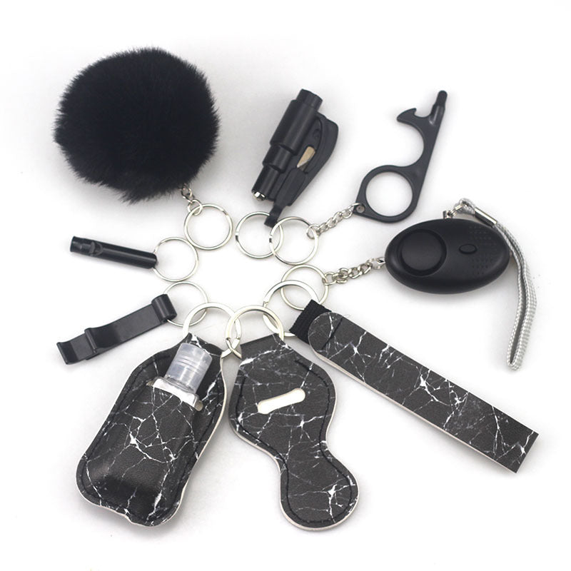 10 Piece Defensive Keychain Set