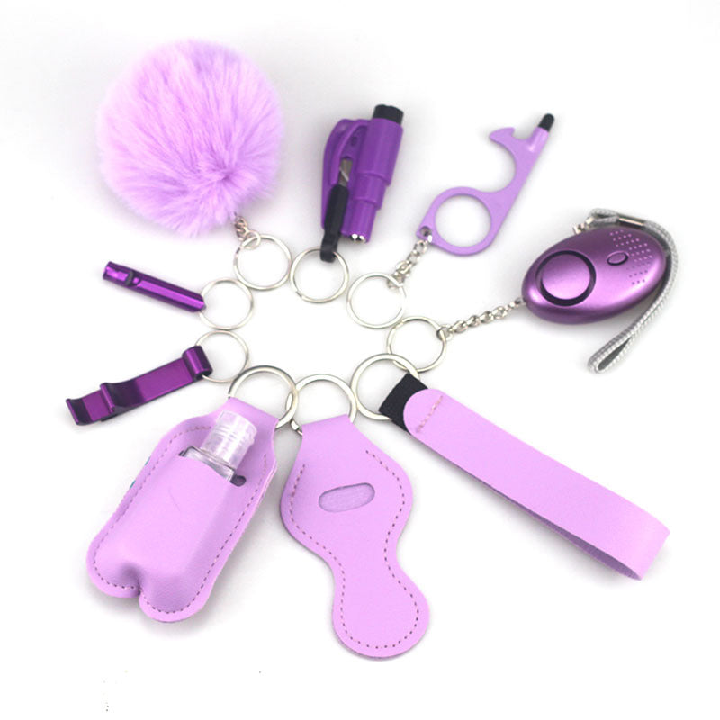 10 Piece Defensive Keychain Set