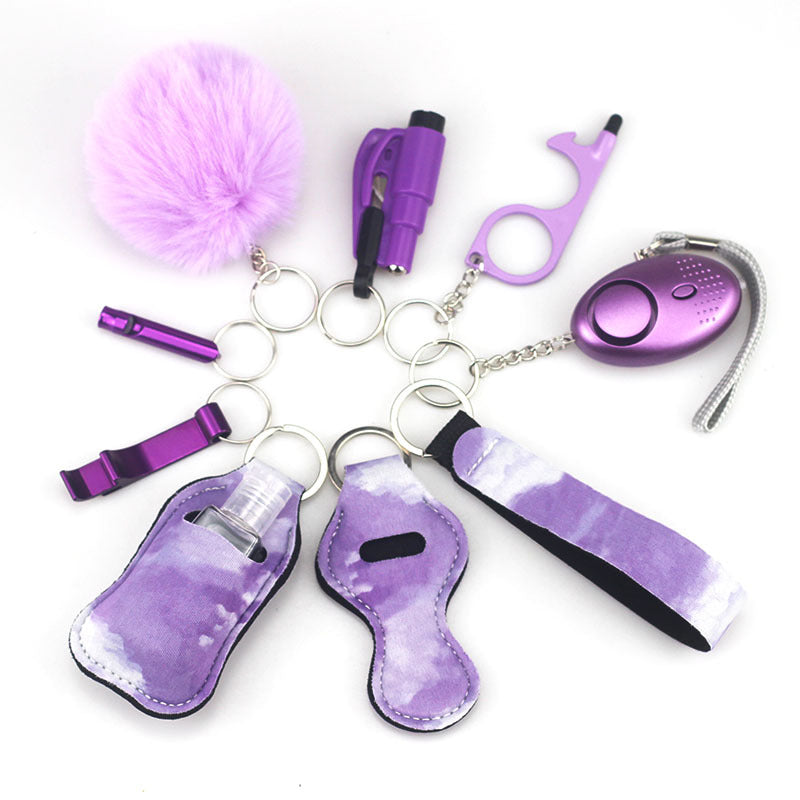 10 Piece Defensive Keychain Set