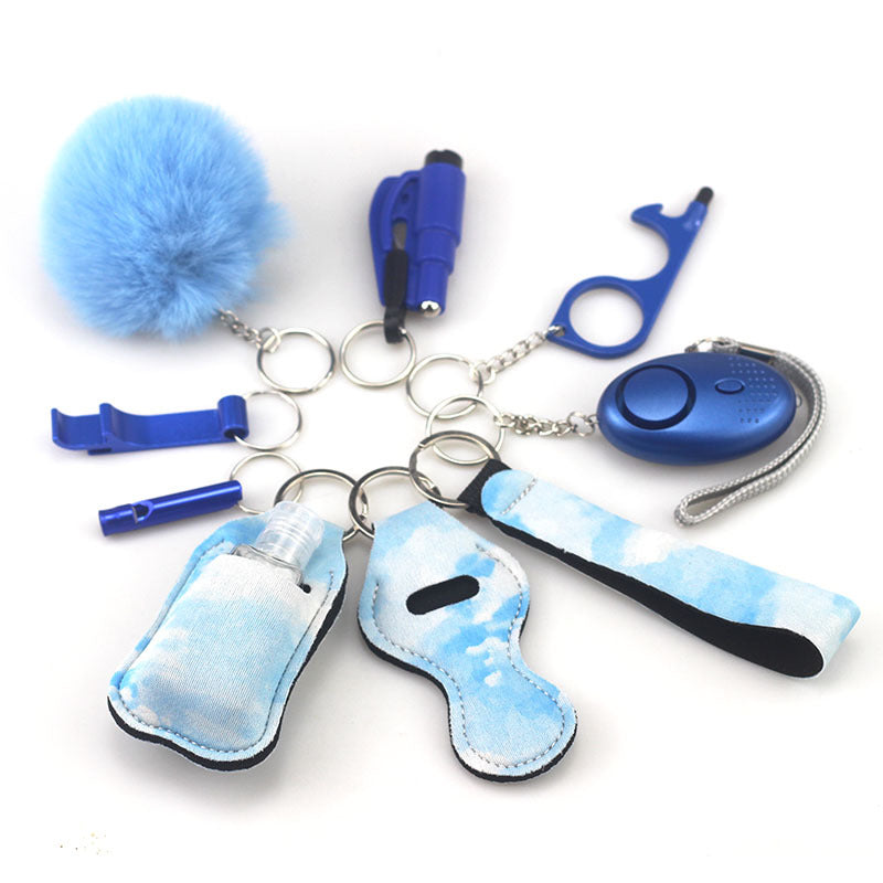 10 Piece Defensive Keychain Set