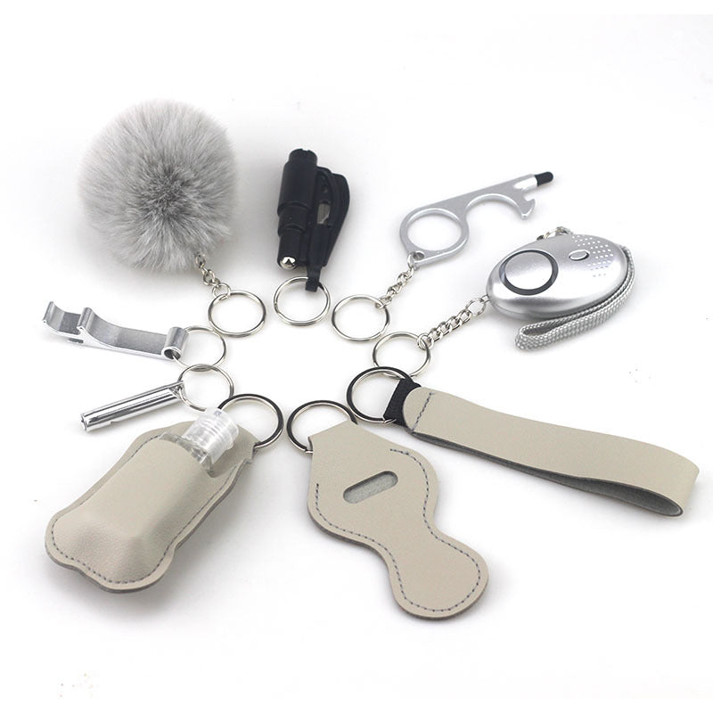 10 Piece Defensive Keychain Set