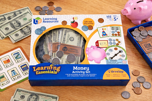 Learning Resources Money Activity Set – 102 Pieces – Kids Educational Toy Ages 5+