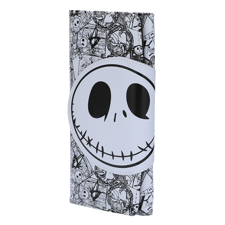 Skull Long Buckle Wallet Clutch