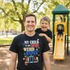 Handmade - Autism Awareness T-Shirt – “My Child is Not Rude…” Support & Advocacy Tee - Size: XL