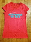 Handmade - Motivational Graphic T-Shirt – “Addicted to Bettering Myself” Red Inspiring Tee - Size: Large