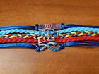 Autism Awareness, Love Puzzle Charm Bracelet, Multicolor - Unisex