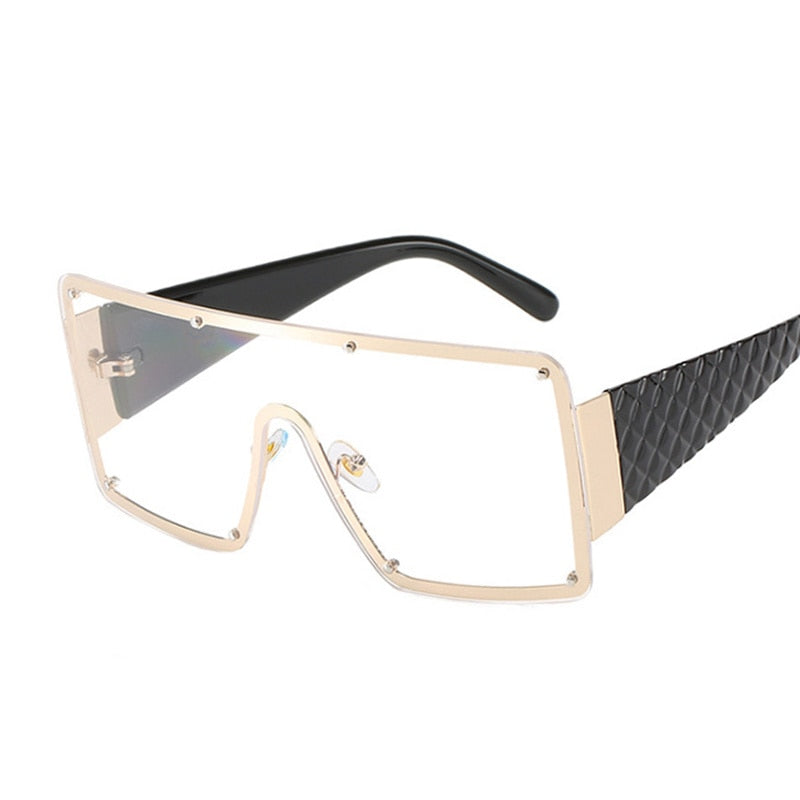 Retro Gradient Big Frame Sunglasses