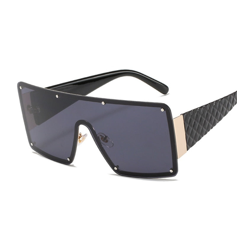 Retro Gradient Big Frame Sunglasses