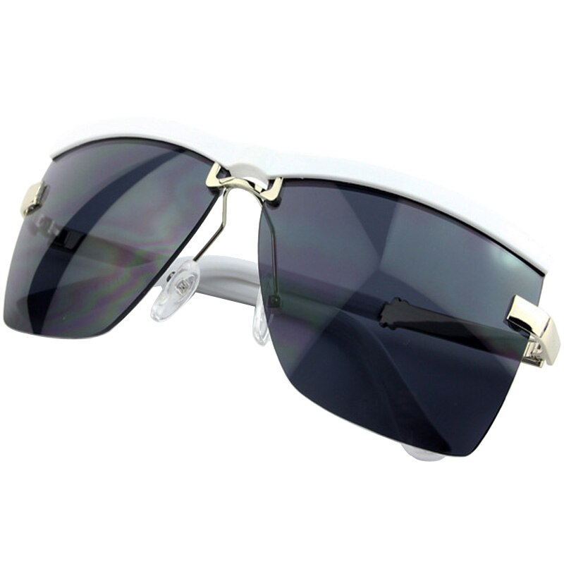 Semi-Rimless Frame Sunglasses - Unisex