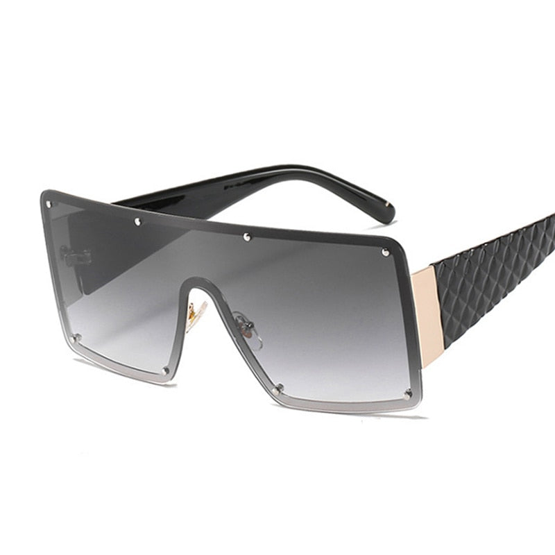 Retro Gradient Big Frame Sunglasses