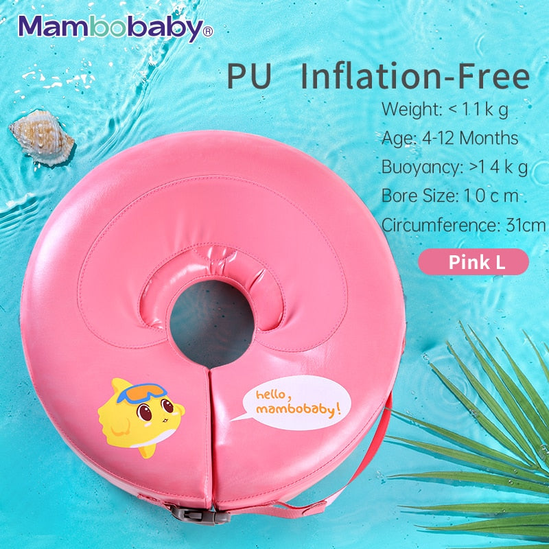 Newborn Non-Inflatable Baby Swimming Float with Canopy