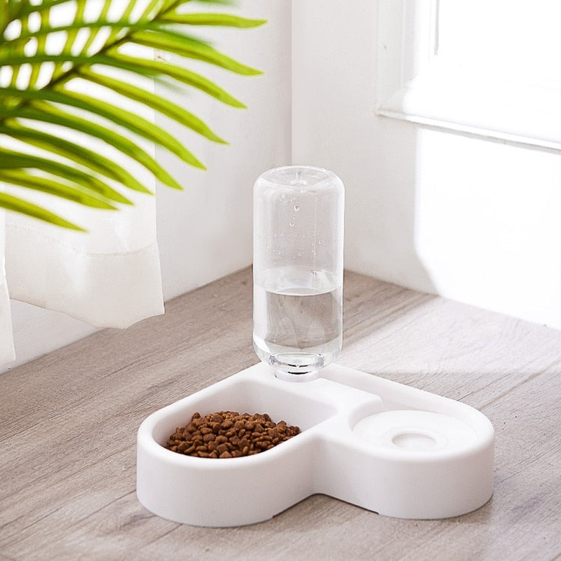 Automatic Corner Pet Feeder for Dogs & Cats