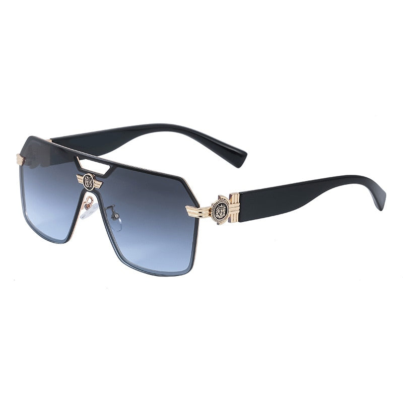 Large Frame, Double Beam, Outdoor UV And Radiation Proof Sunglasses