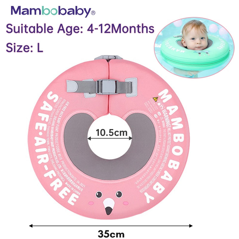 Newborn Non-Inflatable Baby Swimming Float with Canopy