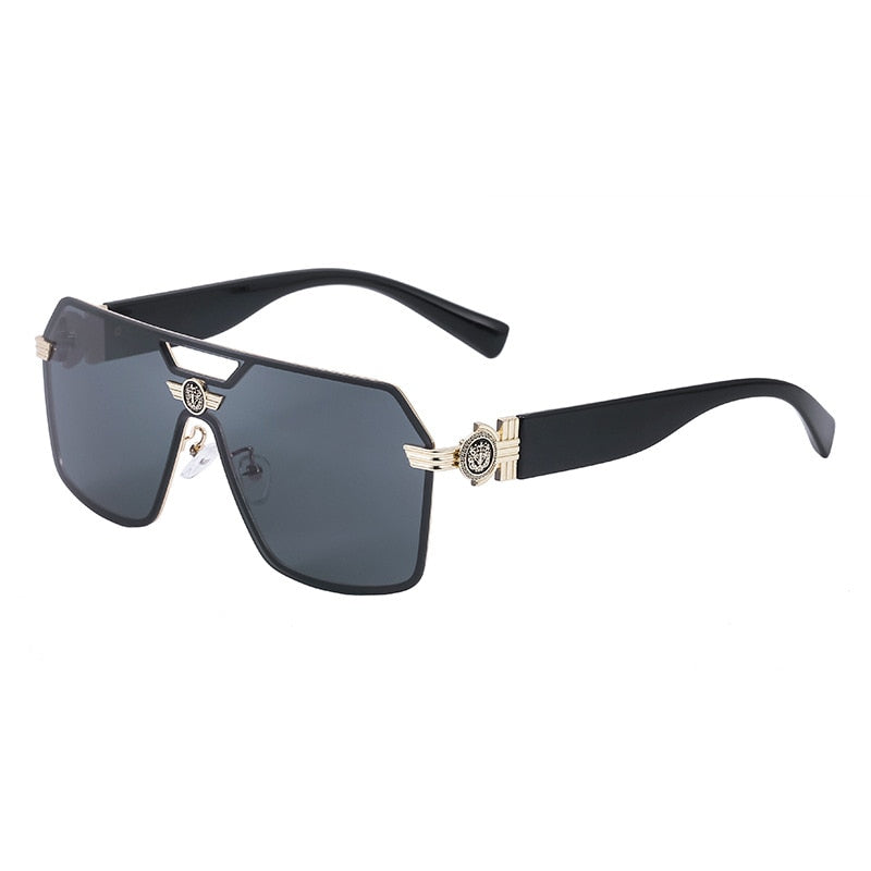 Large Frame, Double Beam, Outdoor UV And Radiation Proof Sunglasses