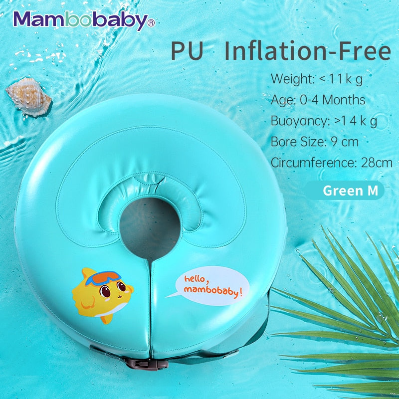 Newborn Non-Inflatable Baby Swimming Float with Canopy