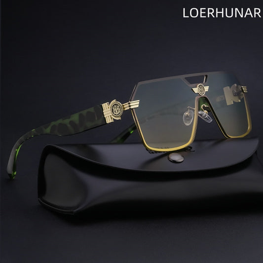 Large Frame, Double Beam, Outdoor UV And Radiation Proof Sunglasses