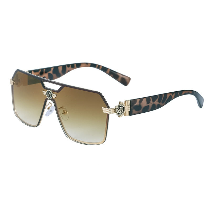 Large Frame, Double Beam, Outdoor UV And Radiation Proof Sunglasses